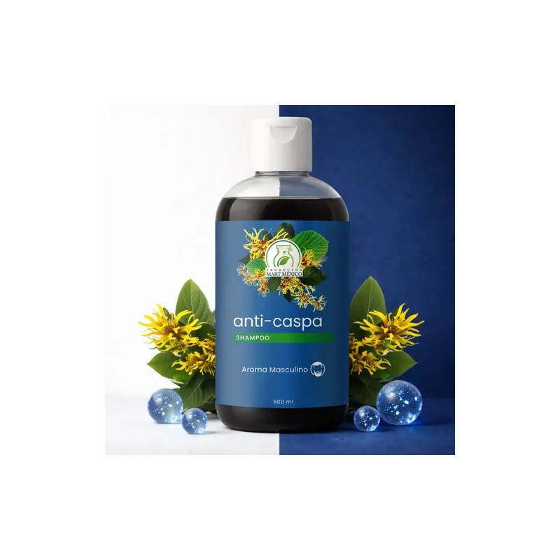 Shampoo Capilar Anti Caspa Hombre Fortalecedor 500ml