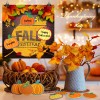 Funrous 800 Sheets Thanksgiving Sticky Notes Cute Pumpkin Notes Self