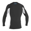 O'Neill Rash Guard Men's Premium Skins L/S Raven/White/Raven XL, Raven