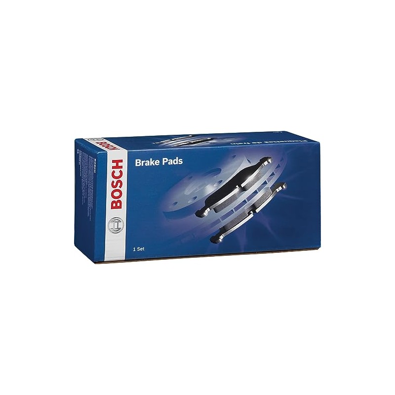 Bosch Balatas de Cerámica Traseras, Negro, BE1391H