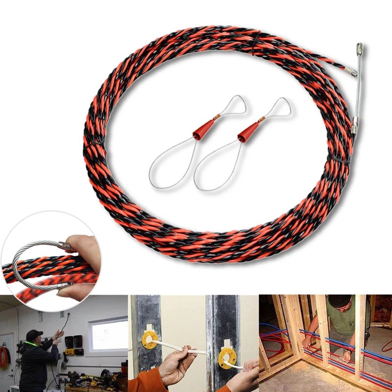 Ninesung Fish Tape Wire Puller Through Wall Wire Threader OD