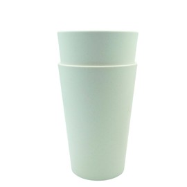 Yuvori White Orchid Pot Cover – 7.9” Tall Modern Eco Resin Planter for Indoor Plants – Lightweight Matte Plastic Pot, No Drain Hole (Minimalist Thickened Resin Planter (2-Pack))