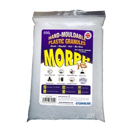Morphits Reusable Hand Mouldable ThermoPlastic BioPlastic Polymorph 500g