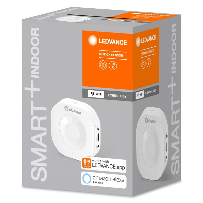 LEDVANCE SMART+ Sensor with WiFi Technology, Wireless Smart Motion Sensor,