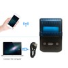 Portable 58mm Thermal Label Maker Wireless BT Mini Label Printer