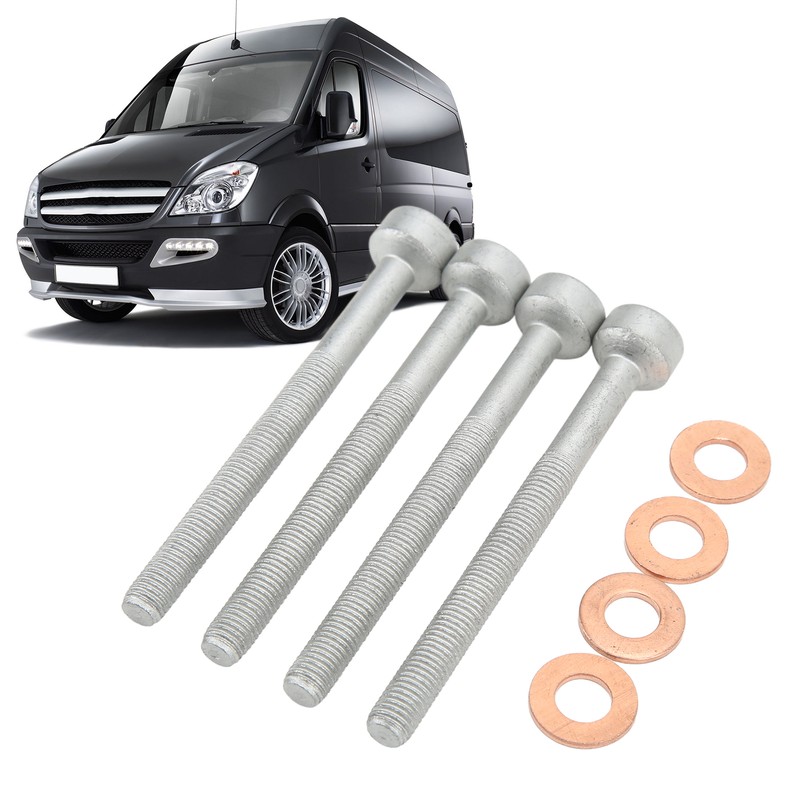 8pcs Fuel Injector Bolts Seal Washers Car Accessories Replacement for