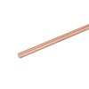 sourcing map 4mm Diameter 250mm Length Solid Copper Round Bar