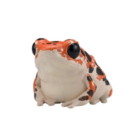 IFiDEA Animal Heavenly Body Series 20 Frog Chubby Collectible Miniature - Anuran Statue for Home Office Decor, Realistic Amphibian Sculpture (Oophaga pumilio Bastimentos - Strawberry Poison Dart Frog)