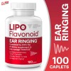 Health Plus Lipo-Flavonoid plus Ear Health Supplement, 100 Caplets