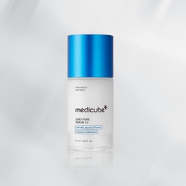 MEDICUBE Zero Pore Serum 2.0, Sérum Facial Coreano con Extracto de Camelia y Raíz de Pueraria, para Poros Visibles, Exceso de Grasa y Textura Irregular, 37 ml