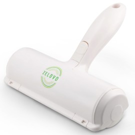 Zelovo Pet Hair Remover for Furniture – Reusable Lint Roller and Pet Hair Removal Tool for Couch, Carpet, Bedding, Clothes, Car Seats – Multi-Surface Roller for Dog and Cat Fur