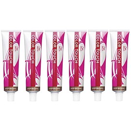 Wella Professionals Colour Touch 6/73 Dark Blonde Brown Gold 60 ml Pack of 6