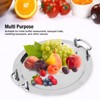 Stainless Steel Buffet Plate Bright Mirror Finish Serving Tray with