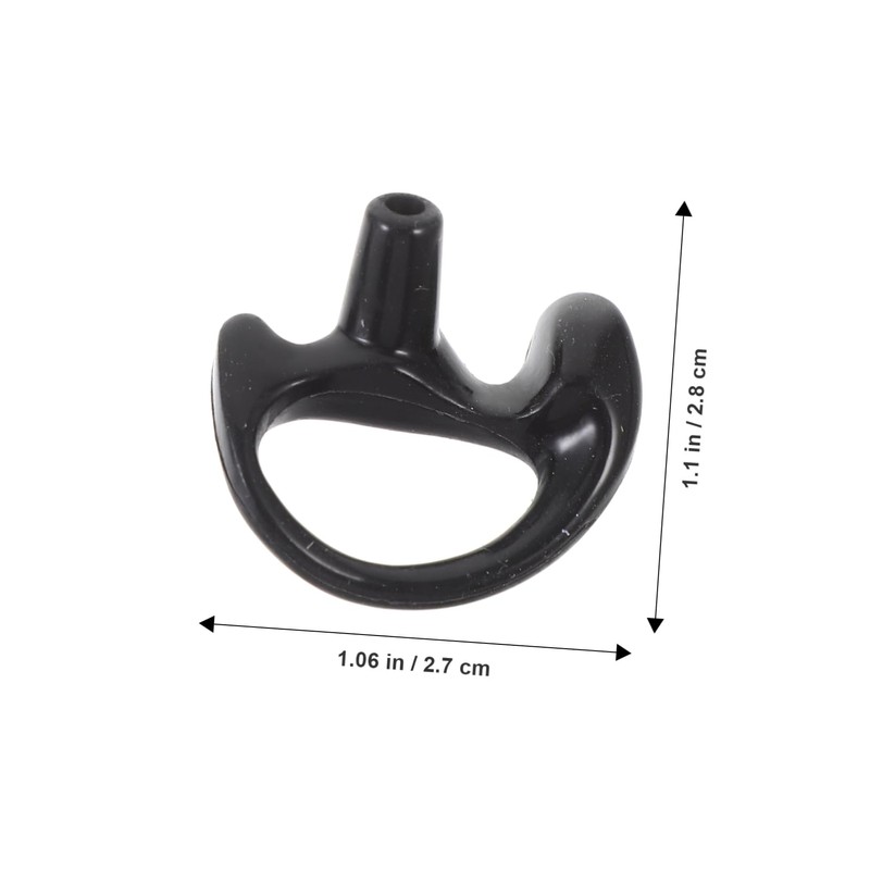 LABRIMP 1 Pair Interphone Reusable Rubber Earpiece Inserts Comfortable for