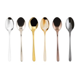 Rosenthal Sambonet - Taste - Espresso Spoon/Mocha Spoon - Multicoloured - Stainless Steel - Set of 6