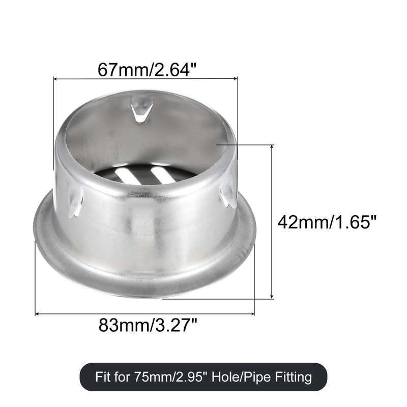 uxcell Floor Drain Cover, Stainless Steel Anti Blocking Drain Cover