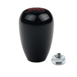 DEWHEL JDM Racing Type R Style 6 Speed 6MT Manual Gear Stick Shift Knob Compatible with Honda Civic Accord S2000 Acura Integra (Black)