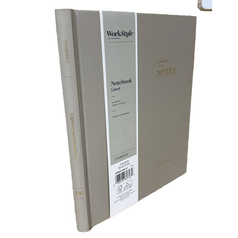 Cambridge hardback notebook