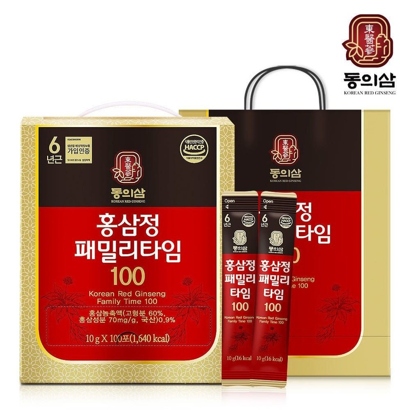 Donguisam Dongui Ginseng Domestic 6-year-old red ginseng essence Family Time