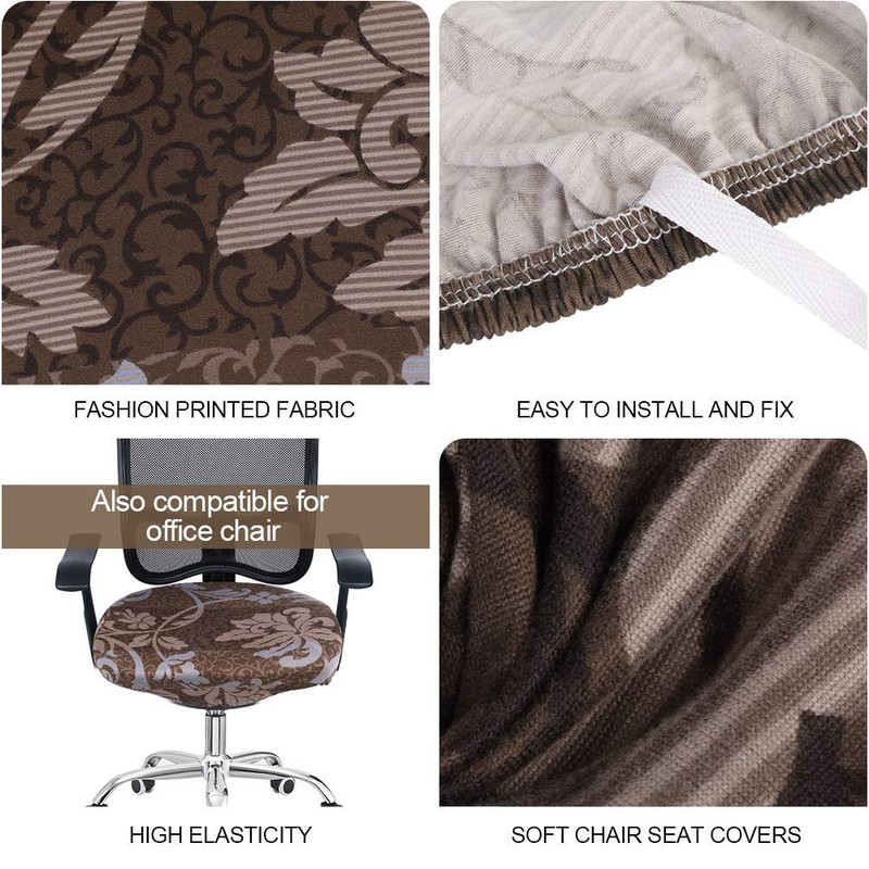 SearchI Seat Covers for Dining Room Chairs Stretch Printed Chair
