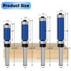 Pynsseu 4 Pcs Flush Trim Router Bits 1/4 Inch Shank