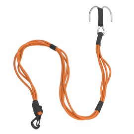 VGEBY RC Crawler Kinetic Winch Strap, High-Strength RC Crawler Tow Rope with Hook for 1/10 1/8 RC Car (Orange)