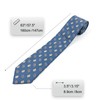 S&W SHLAX&WING Men's Necktie for Suit Jacket Classic 147cm Blue