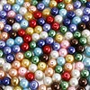 RUBYCA 200Pcs Mix Czech Tiny Satin Luster Glass Pearl Round