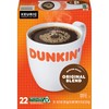 Dunkin' Original Blend Medium Roast Coffee, 22 K Cups for