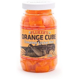 DBDPet Fluker's Orange Cube Complete Cricket Diet 12oz - includes Attached Pro-Tip Guide