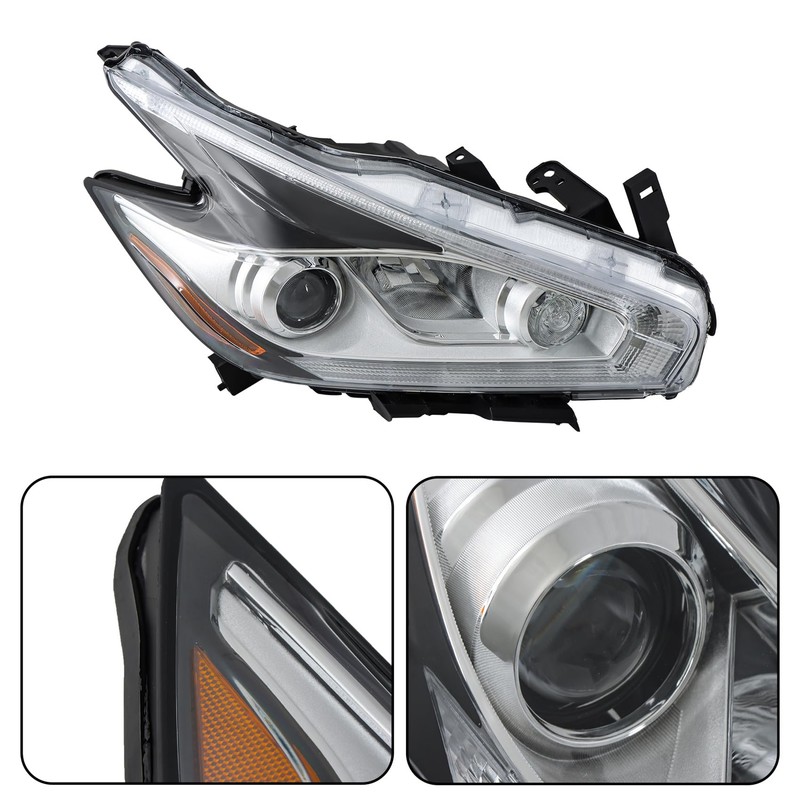 labwork Headlight Assembly Replacement for Murano 2015-2016 Headlights Halogen w/DRL