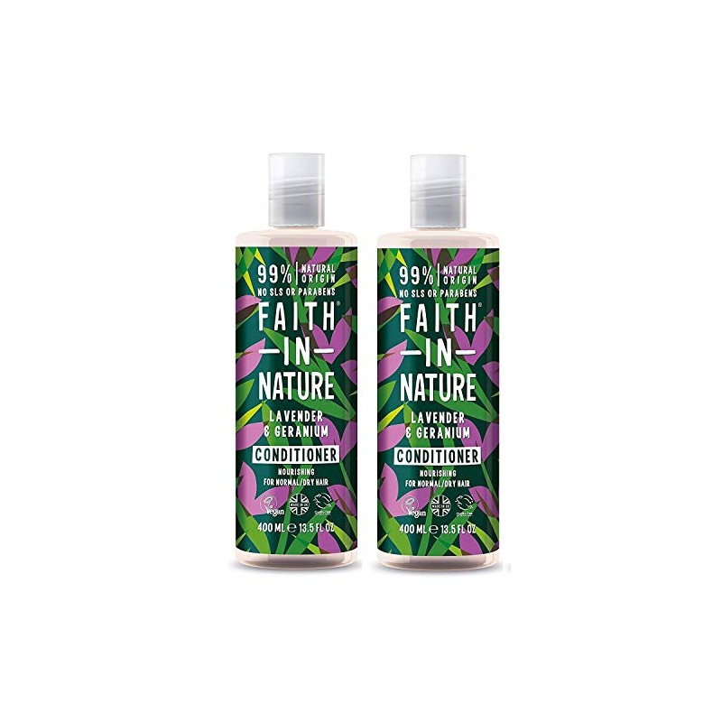 (2 Pack) - Faith in Nature - Lavender & Geranium