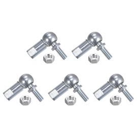 Kozelo 5 Pcs CS10 Angle Ball Joint - [M6 Right Hand Thread] A3 Steel Ball Socket Universal Joints for Automotive, Hinged Door