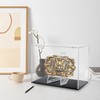Klmnop Belt Buckle Display Case, Clear Acrylic Belt Buckle Display