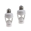 LPHUMEX 2 Pcs Motion Activated Light Sockets, Dusk to Dawn