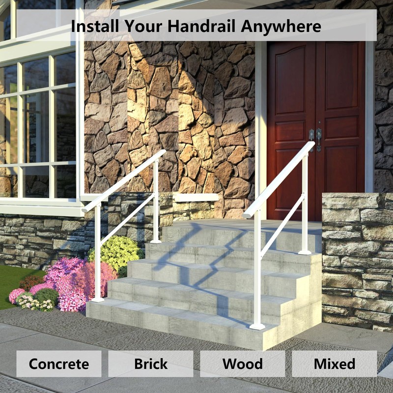 Arti-Life Hand Rails for Outdoor Steps,Railings for Outdoor Steps,Handrails for