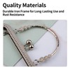 OKKRMGZ Purse Frame with Handles Metal Kiss Lock Clasp for
