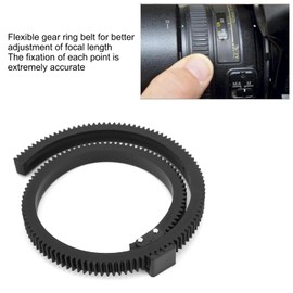 PUSOKEI Einstellbarer Zahnkranz für Follow Focus, Follow Focus Len Gear Ring Belt für Objektive mit 46-92 Mm/1,8-3,6 Zoll Durchmesser, für Alle DSLR-Kameras, Videokameras, DV-, HDV-, HD Kameras