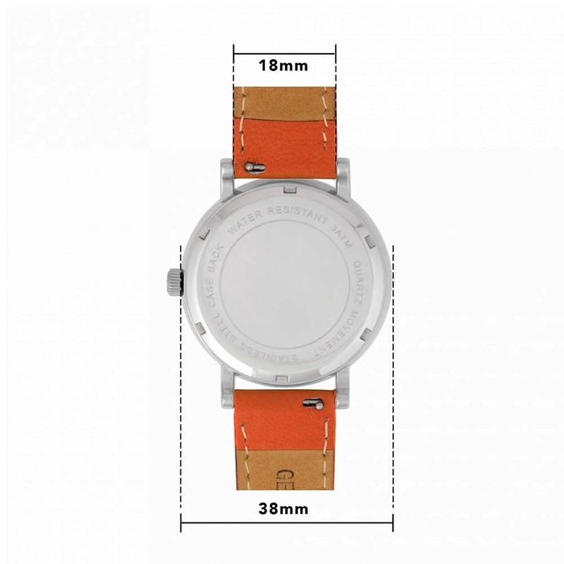 Toff London Schwarze Dackel-Kopf-Hundeuhr