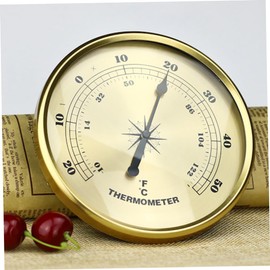 SHINEOFI Metal Thermometer Round Gauge for Indoor Outdoor Use Accurate Measurement for Home Office Garden and More