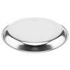 KOHAND 20 Pack 10 Inch Stainless Steel Dinner Plates, Round