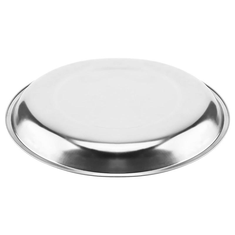 KOHAND 20 Pack 10 Inch Stainless Steel Dinner Plates, Round