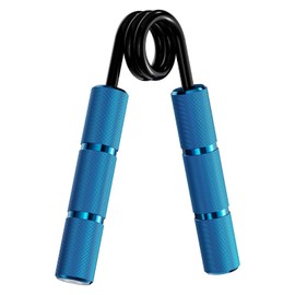 Power Gripper Metal Series - Professional Grade - Choose one of our 8 different Resistance Levels (50lbs - 400lbs) for Grip, Wrist & Arm Training (150lbs (Blue))