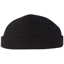 Bullani Docker Cap, Sailor Hat Made of 100% Wool, Comfortable, Skin-Friendly, 61, Blue, blue