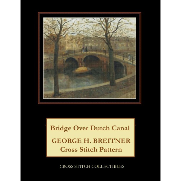 Bridge Over Dutch Canal: George H. Breitner Cross Stitch Pattern