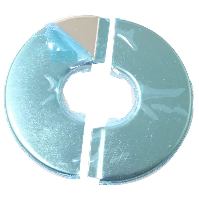 PZRT 2pcs Wall Split Flange, Stainless Steel Round Escutcheon Plate