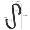 LWMLWM S Hooks [Pack of 10], Aluminium S-Hooks, Diameter Up
