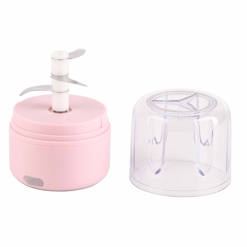 Mini Garlic Chopper Stainless Steel Blade Food Grade Strong Power