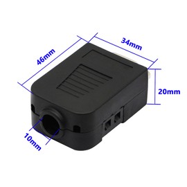 CERRXIAN DB9 Adapter RS-232 Serial Interface DB9 Male and DBP Female Connector (1 Pair) White Screw Plug