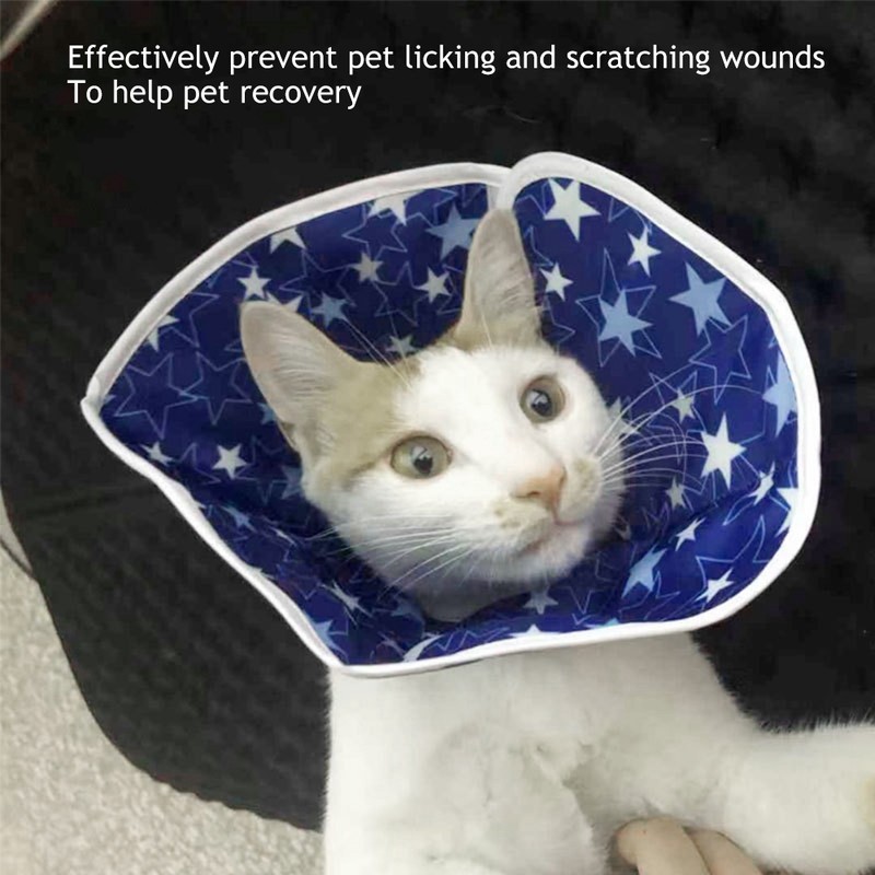 Nylon Cloth Star Pattern Pet Cat Anti Bite Waterproof Protective